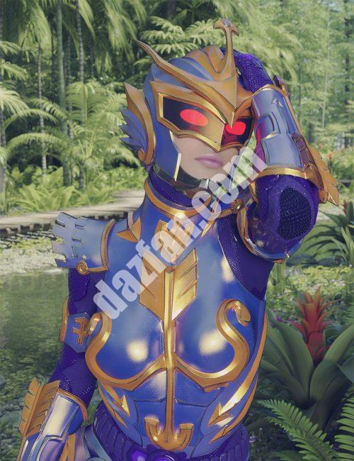 [daz服装] 12星座勇士系列：射手座创世纪8和8.1女-DAZ爱好者