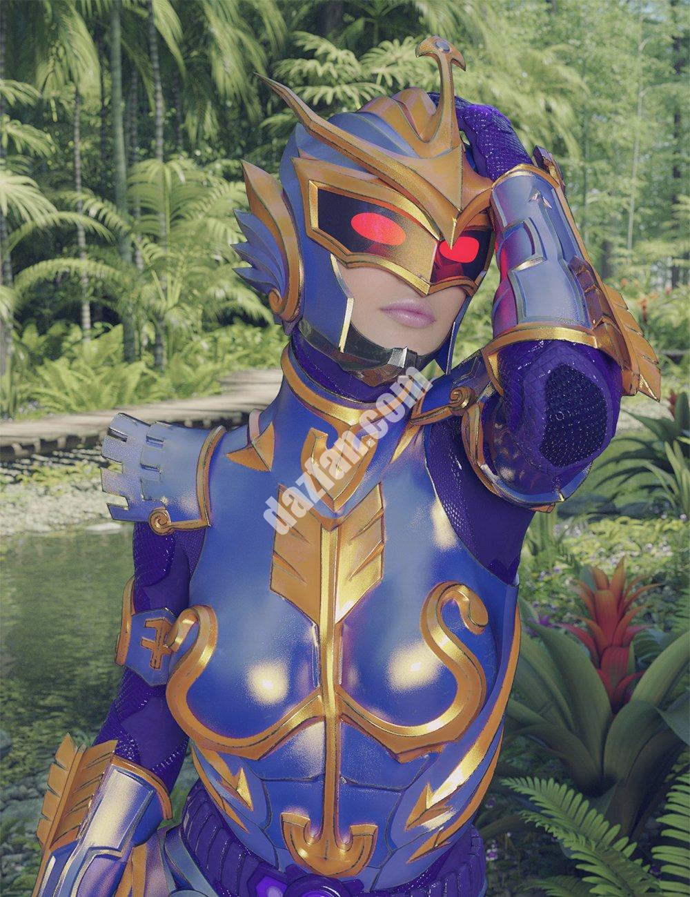 [daz服装] 12星座勇士系列：射手座创世纪8和8.1女-DAZ爱好者