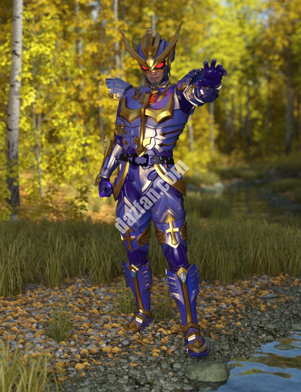 [daz服装] 12星座勇士系列：射手座创世纪8和8.1男-DAZ爱好者