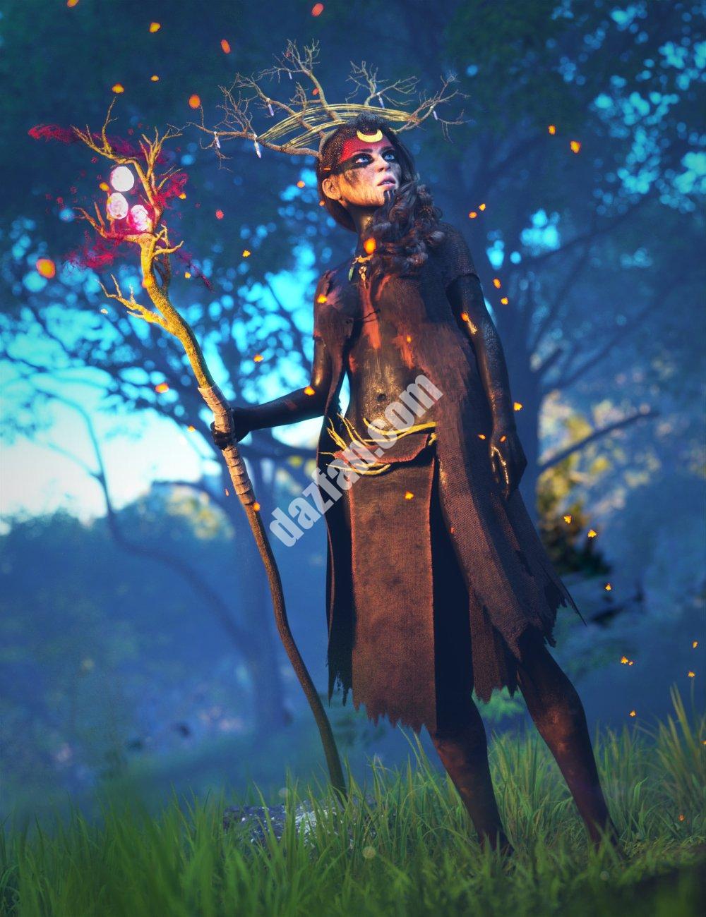 [daz合集] 林地女巫捆绑包-DAZ爱好者