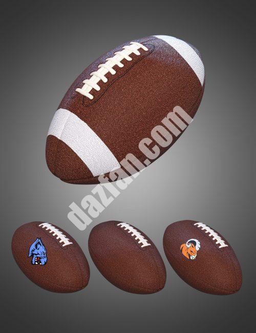 [daz道具] 带奖励姿势的足球-DAZ爱好者