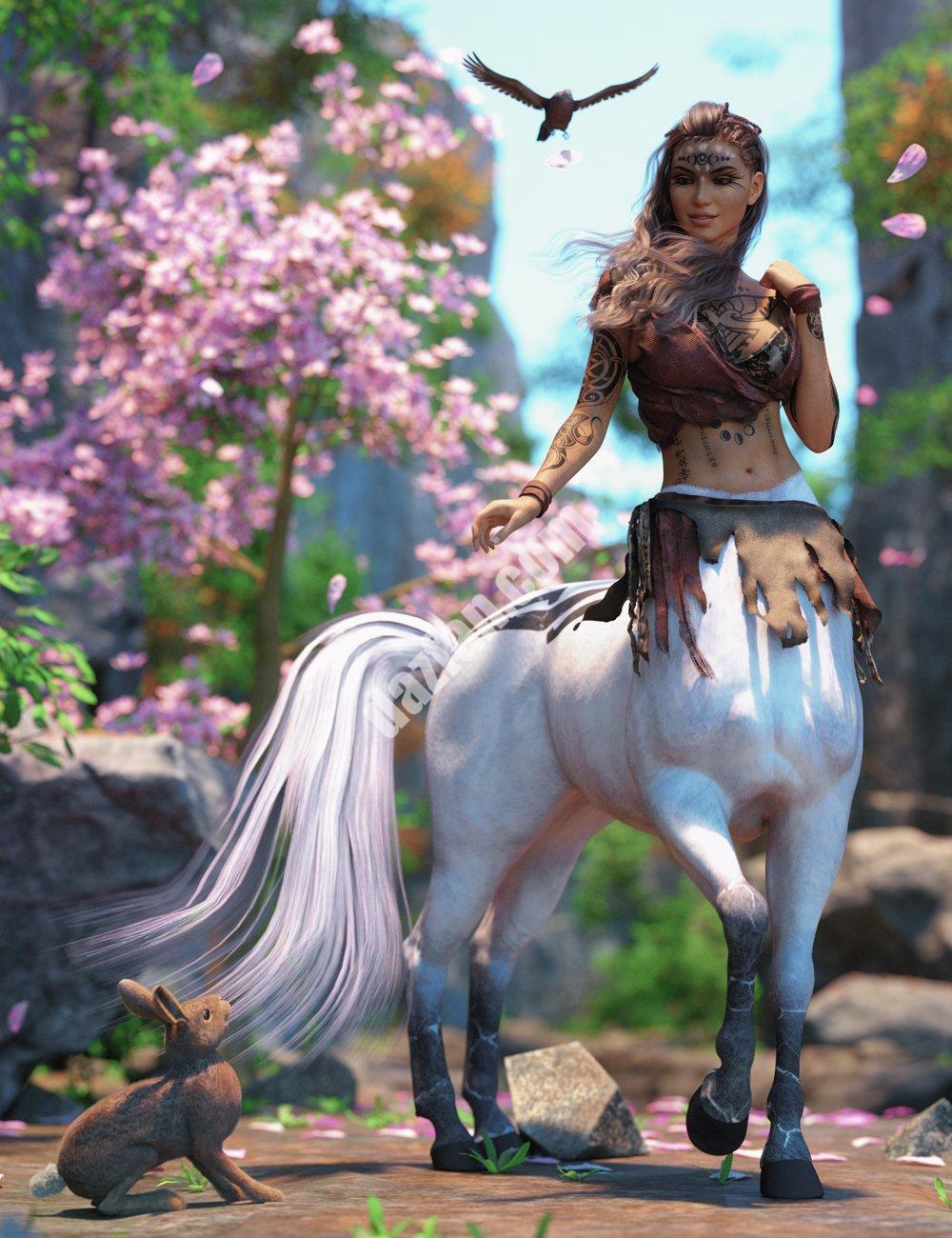 [daz角色] 创世纪8.1女半人马和中提琴-DAZ爱好者