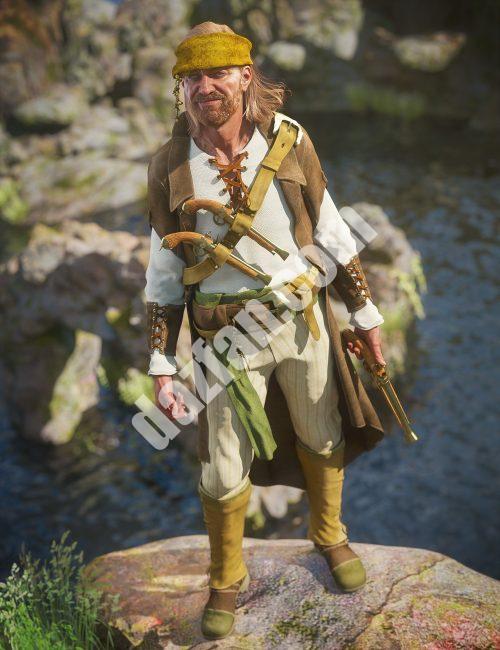 [daz合集] Wolfgang 8.1 Scallywag捆绑包-DAZ爱好者