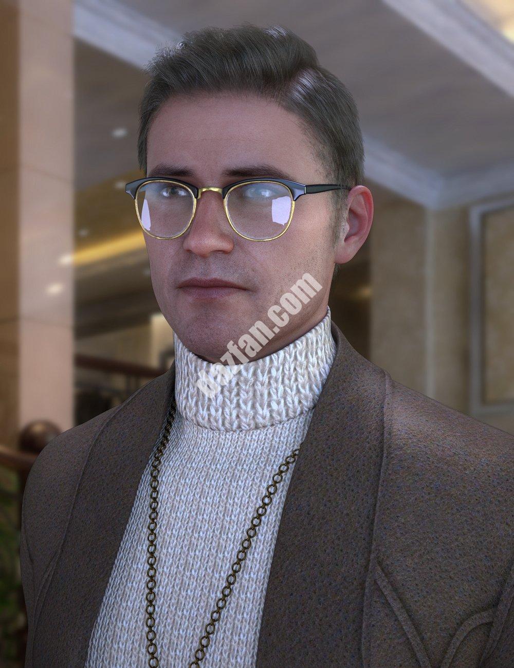 [daz发型] Mateo头发为创世纪8雄性-DAZ爱好者