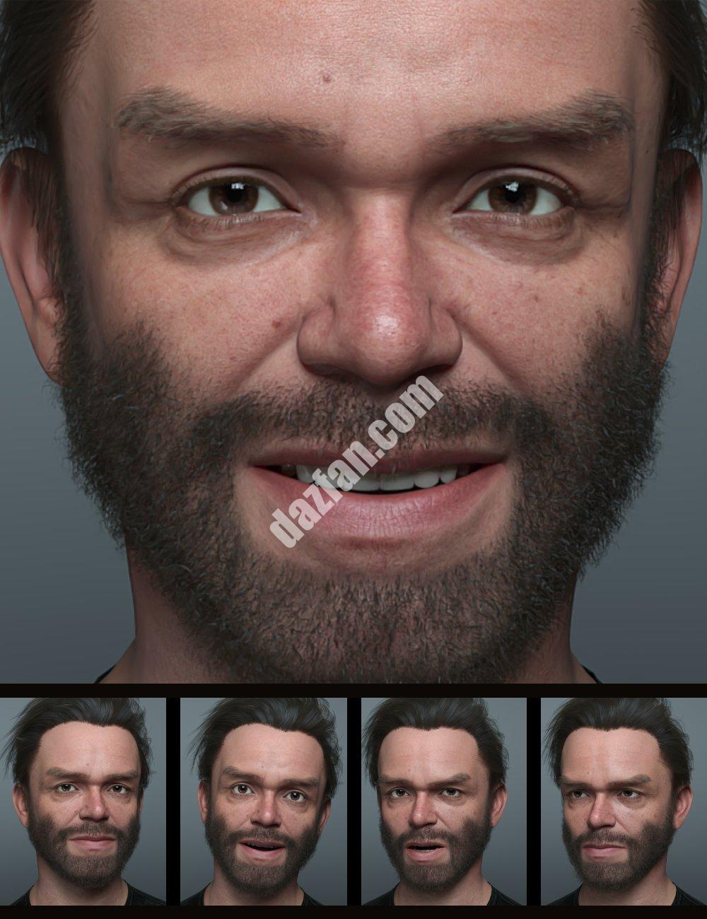 [daz姿势] Zack 9的Expression系列-DAZ爱好者