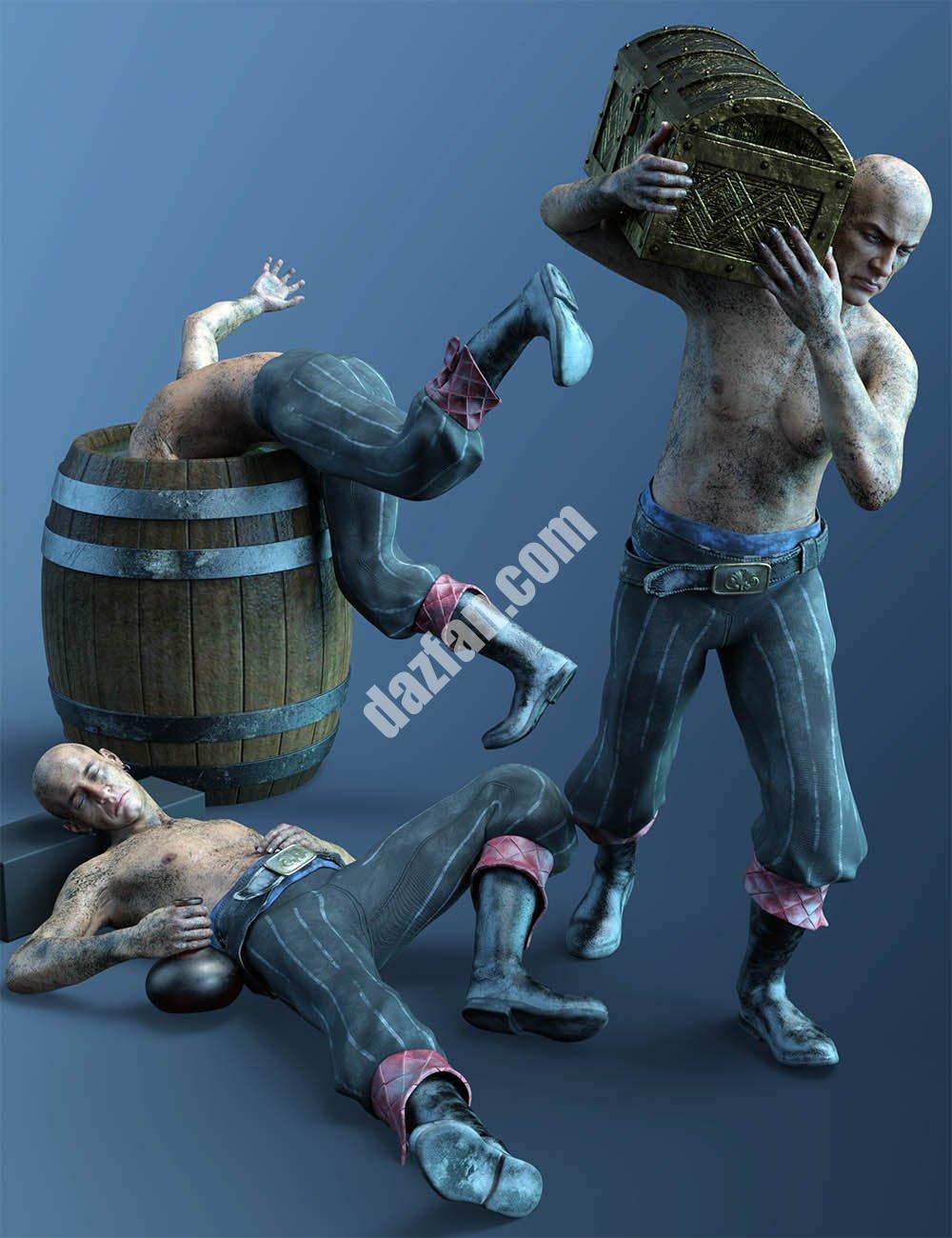 [daz姿势] CDI Wolfgang海盗姿势8.1-DAZ爱好者