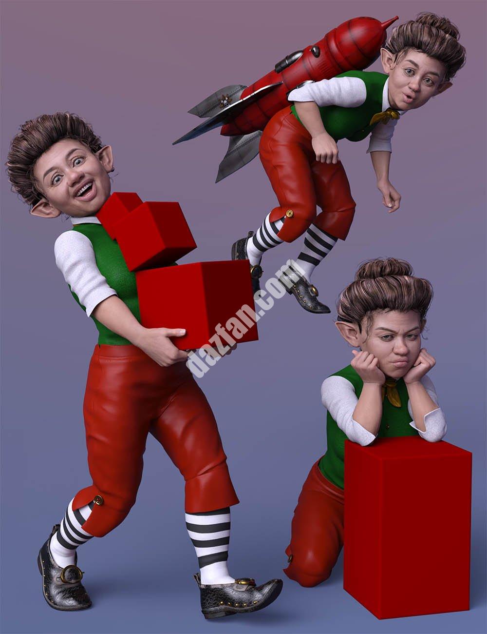 [daz姿势] CDI Topsy 8和Genesis 8女性版姿势-DAZ爱好者