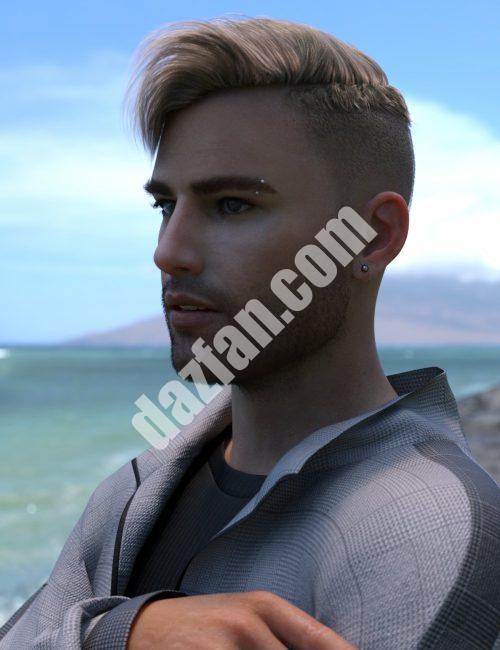 [daz发型] Genesis 8和8.1雄性的Cristo短发-DAZ爱好者