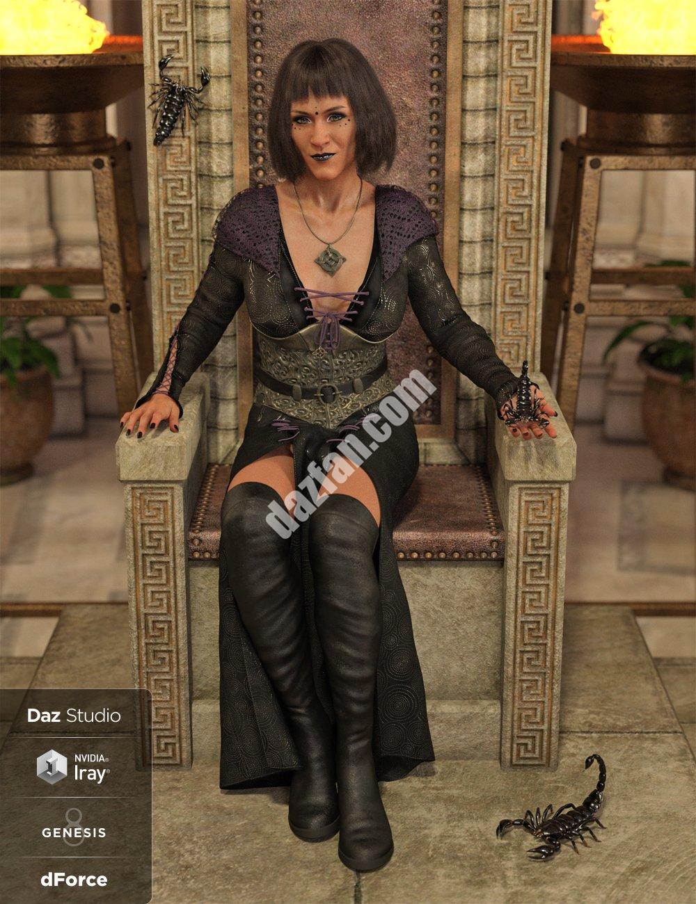 [daz服装] dForce Shady Vale创世纪8号女性装备-DAZ爱好者