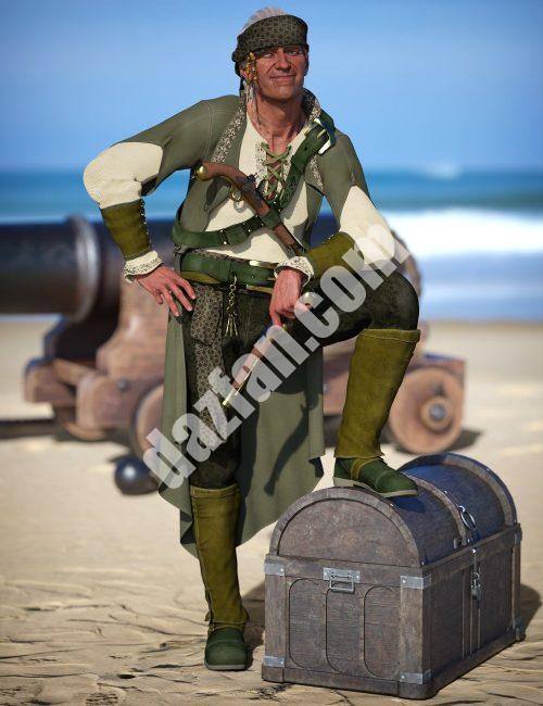 [daz服装] dForce创世纪8.1雄性高潮装备-DAZ爱好者