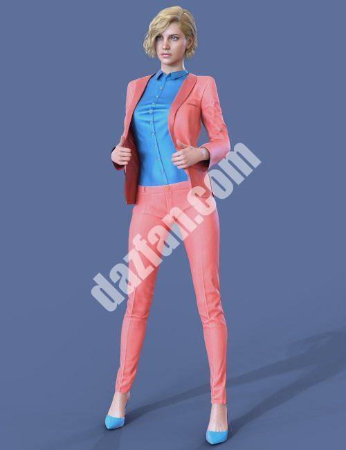 [daz服装] dForce MDU Genesis 8和8.1女性套装套装-DAZ爱好者