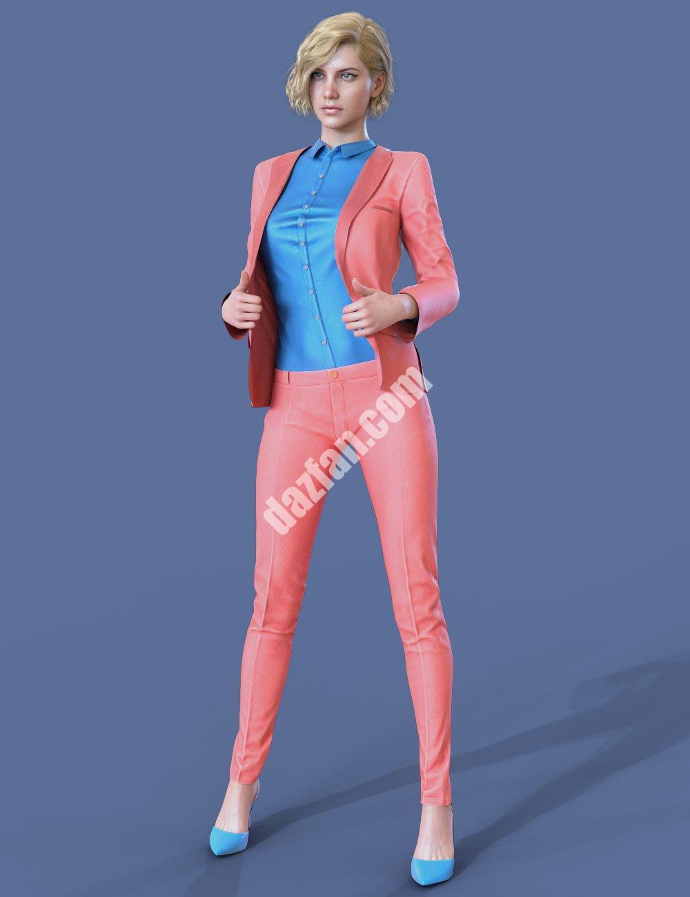 [daz服装] dForce MDU Genesis 8和8.1女性套装套装-DAZ爱好者