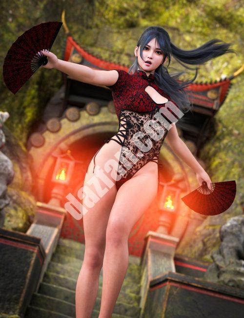 [daz服装] dForce美影创世纪9、8和8.1的中国服装-DAZ爱好者