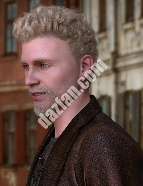 [daz发型] dForce创世纪8雄性的Peter毛发-DAZ爱好者