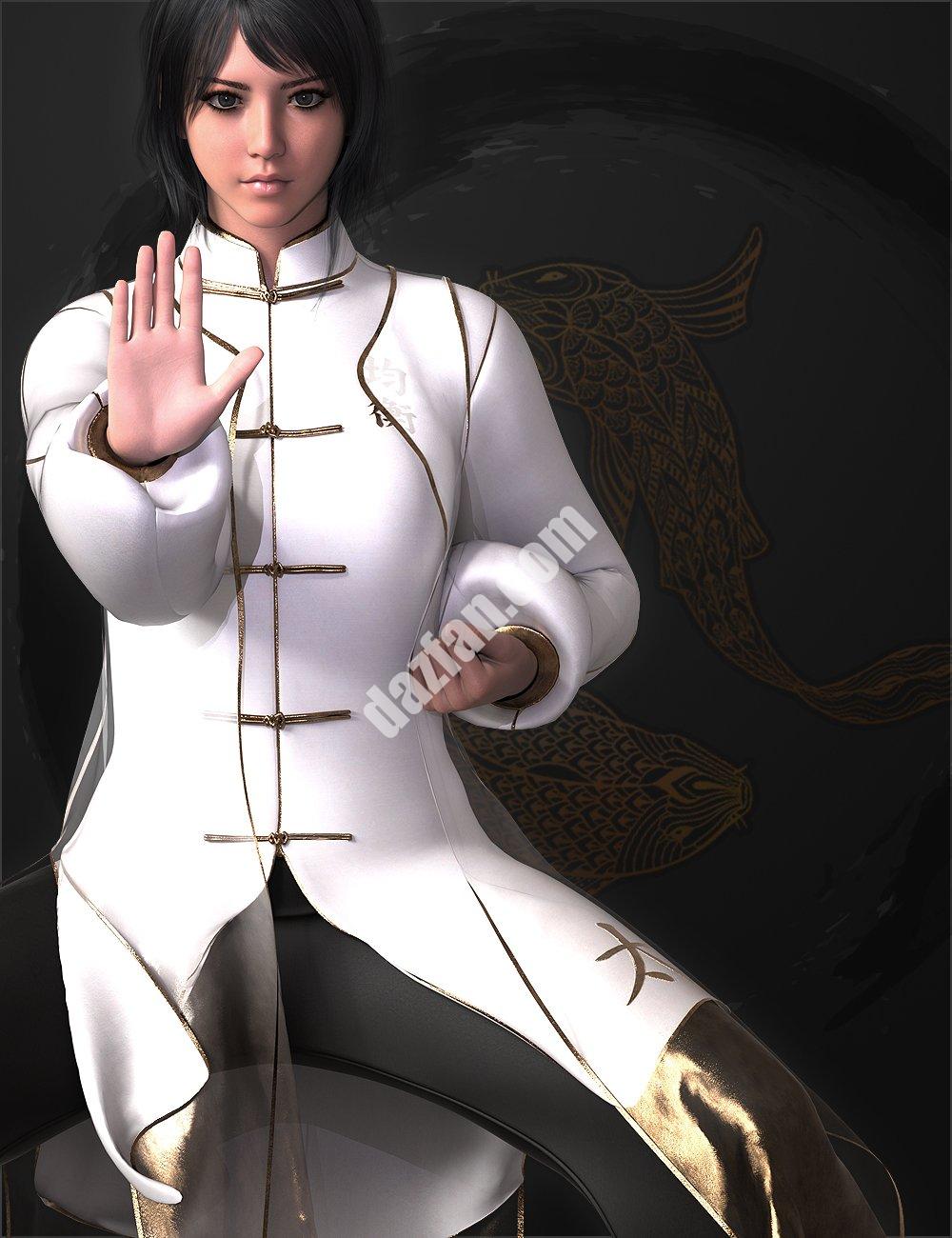 [daz服装] dForce创世纪8.1女性的Chi服装之路-DAZ爱好者