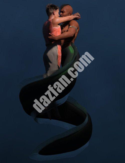 [daz姿势] Zale 8.1和Genesis 8.1男性的Diversea分层姿势-DAZ爱好者