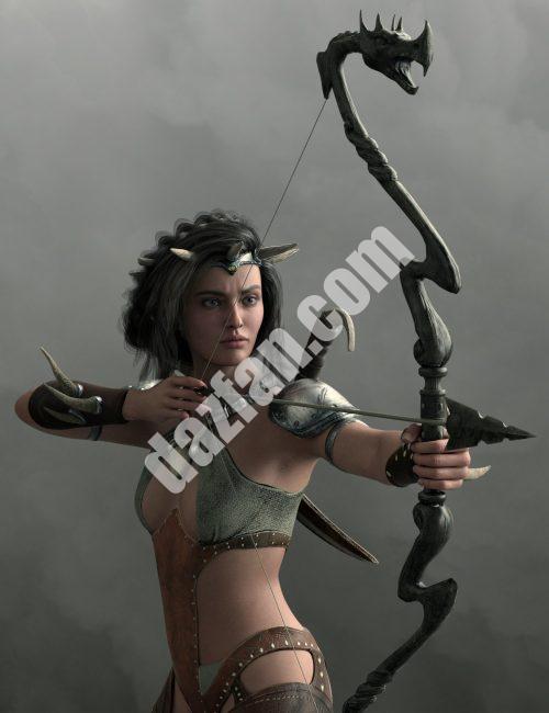 [daz道具] 创世纪8奇幻弓箭集第1卷-DAZ爱好者