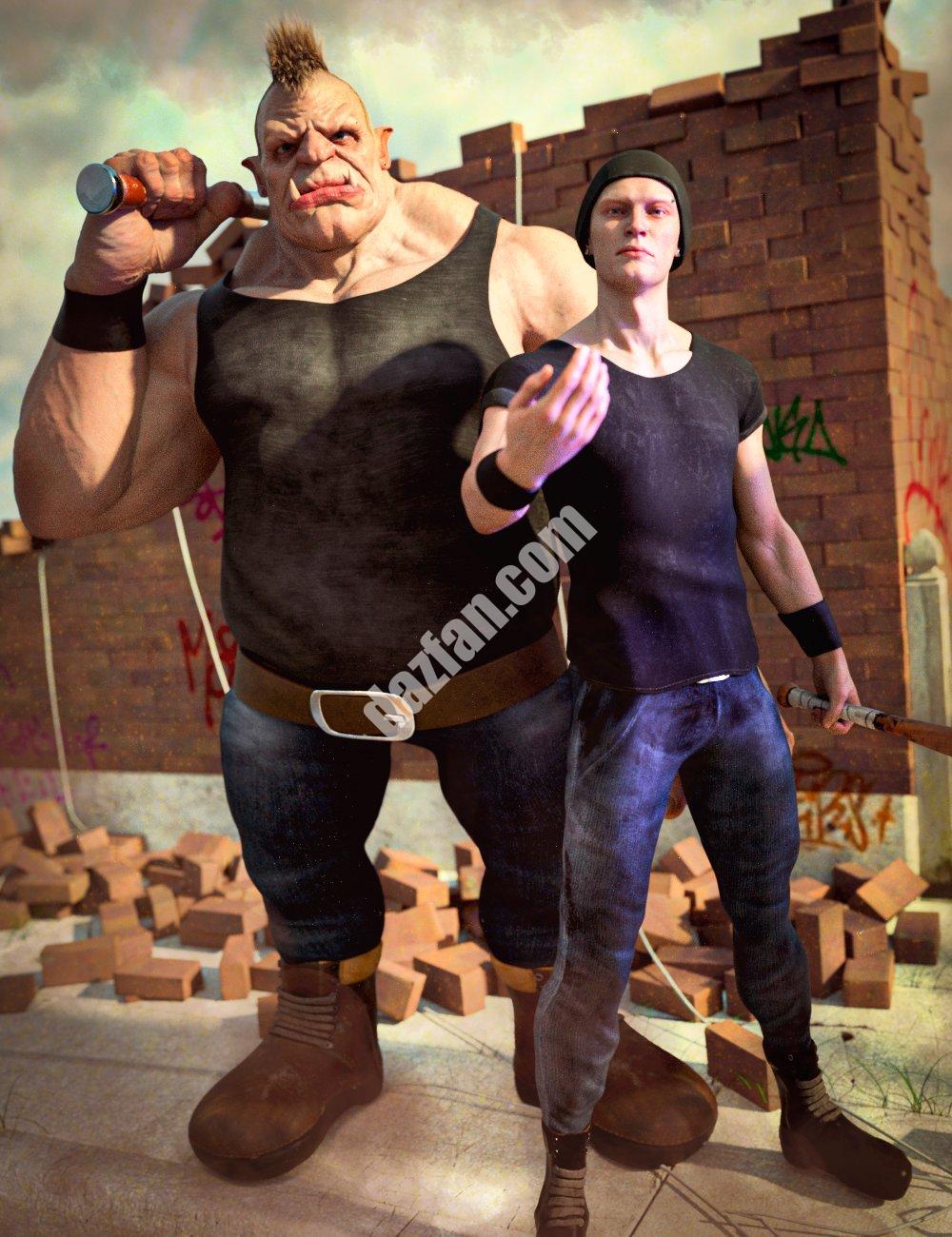 [daz服装] M3D硬汉装备创世纪8.1雄性-DAZ爱好者