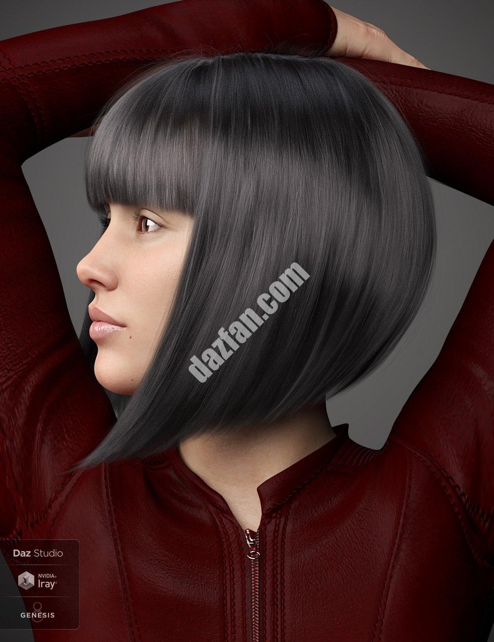[daz发型] MatilDa头发为创世纪8女性（s）-DAZ爱好者