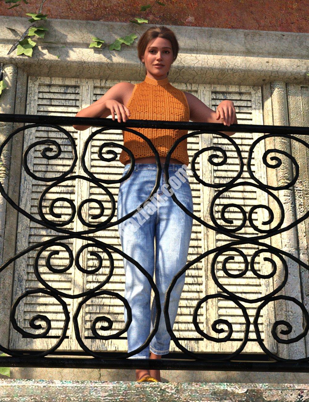 [daz姿势] 创世纪9的地中海漫步姿势-DAZ爱好者