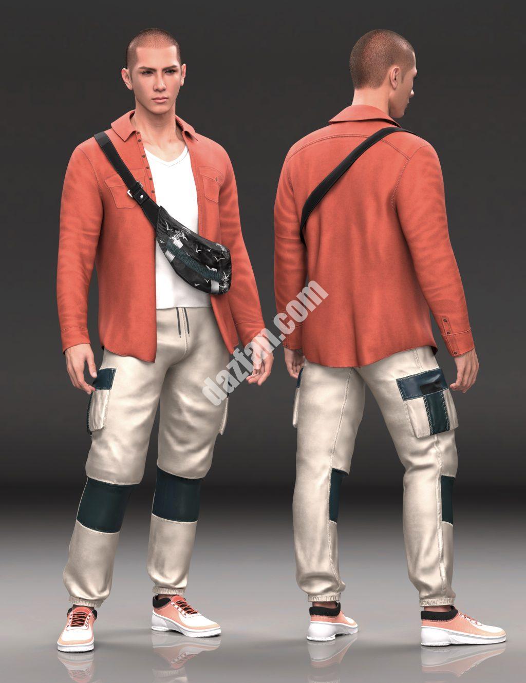 [daz服装] dForce创世纪9的MonDay装备-DAZ爱好者