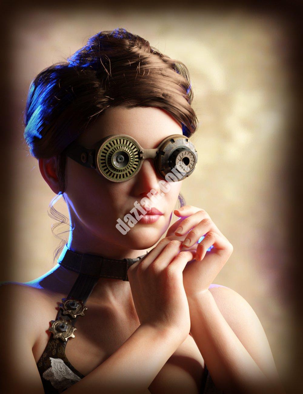 [daz服装] Genesis 8男女款ND Steamy配饰眼镜-DAZ爱好者