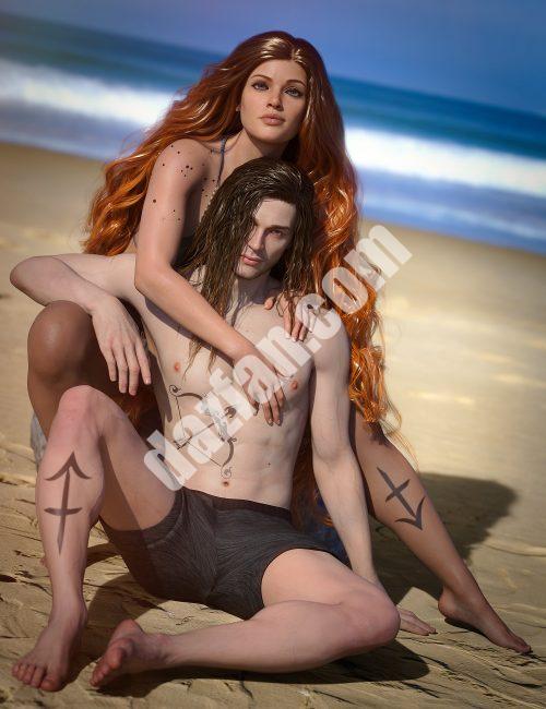 [daz角色] 射手座创世纪8.1星座纹身-DAZ爱好者