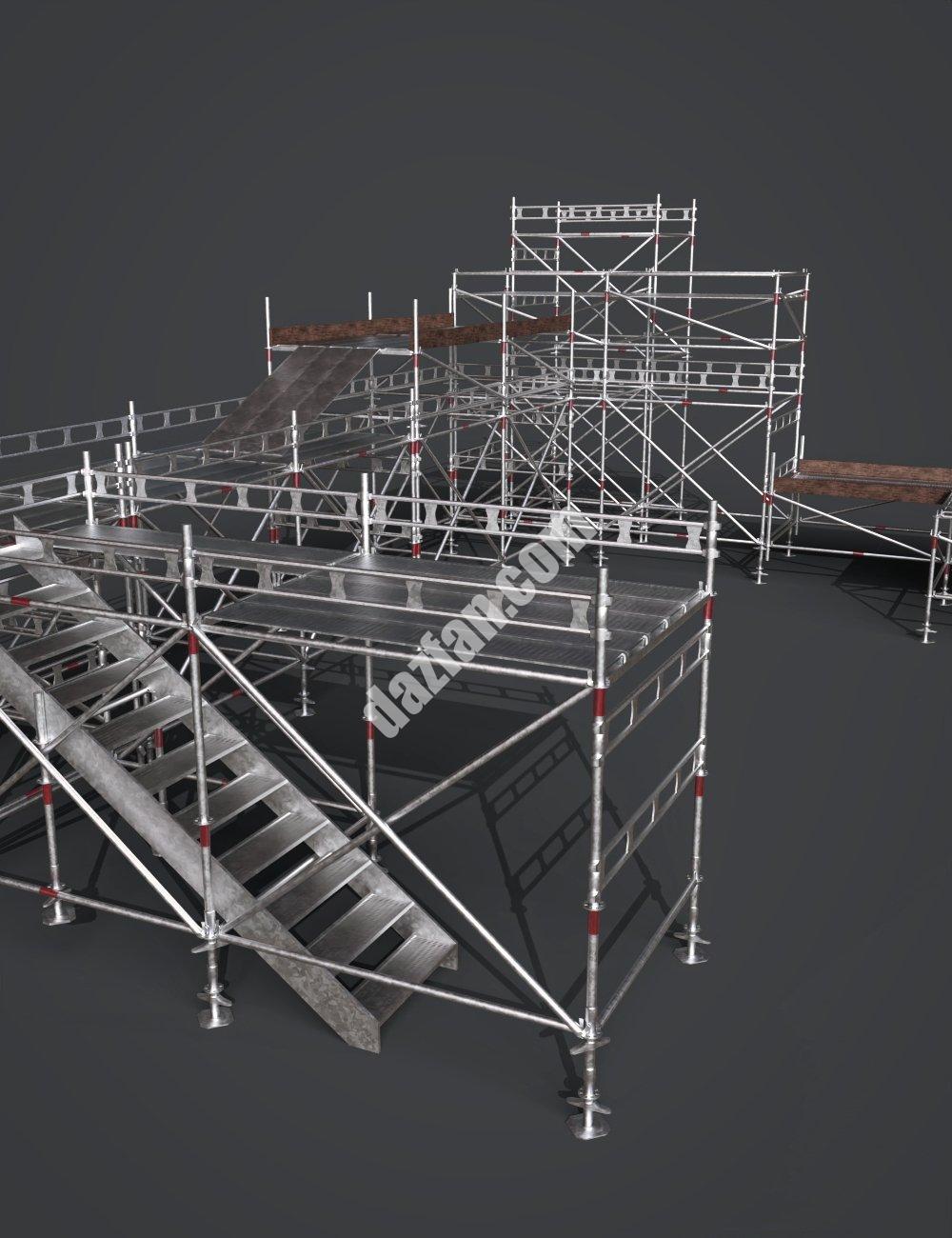 [daz场景] 脚手架套件-DAZ爱好者