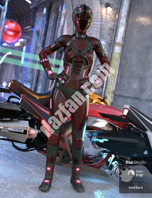 [daz服装] 科幻天使竞速创世纪8女（s）-DAZ爱好者