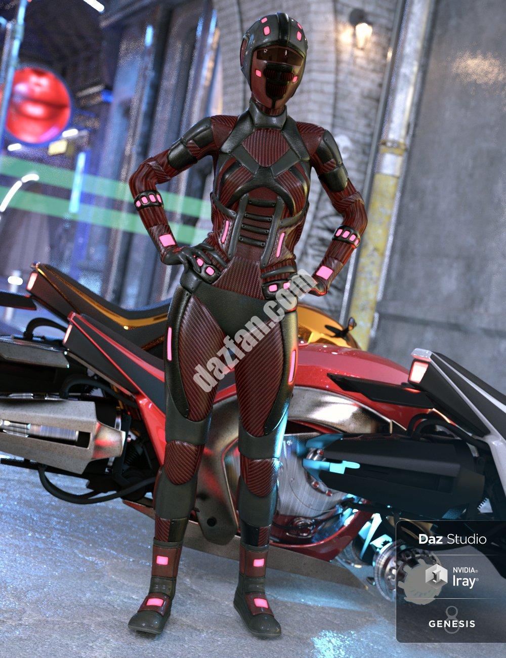 [daz服装] 科幻天使竞速创世纪8女（s）-DAZ爱好者