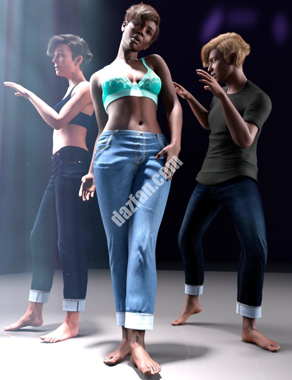 [daz姿势] 歌手为《创世纪9》摆出爵士和节奏蓝调的姿势-DAZ爱好者