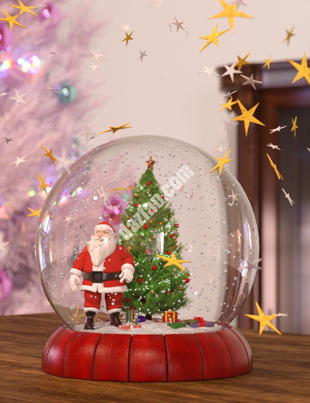 [daz道具] Snow Globe你的世界-DAZ爱好者