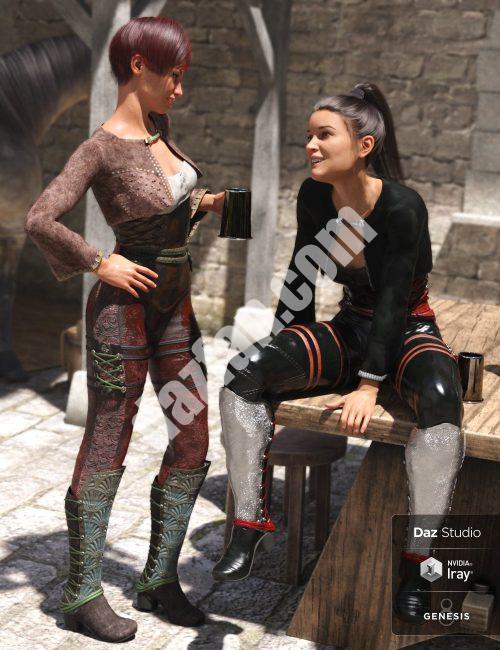 [daz服装] 灵魂守护者装备纹理-DAZ爱好者