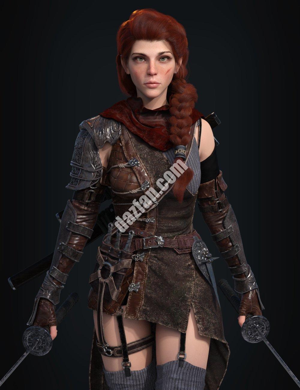 [daz姿势] 创世纪8号女性和塔拉的隐形战斗机姿势-DAZ爱好者