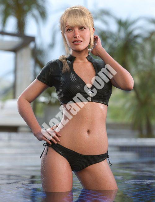 [daz服装] 创世纪9夏季泳装-DAZ爱好者