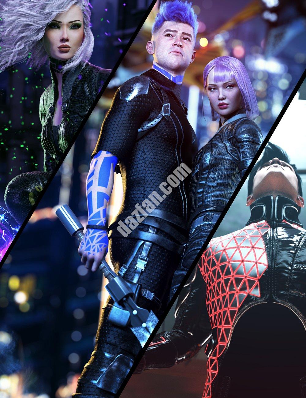 [daz合集] 创世纪9的超级英雄姿势捆绑包-DAZ爱好者