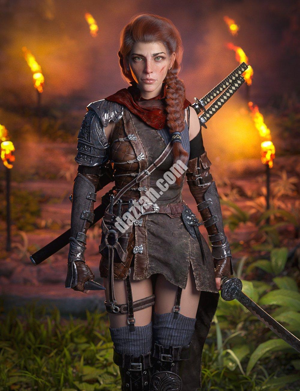 [daz服装] 创世纪8号女性塔拉服装（s）-DAZ爱好者