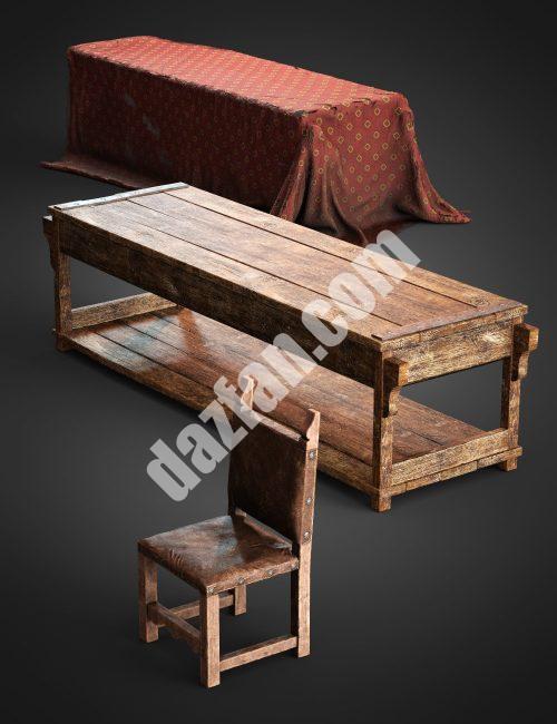 [daz道具] 炼金师工作室道具-家具-DAZ爱好者