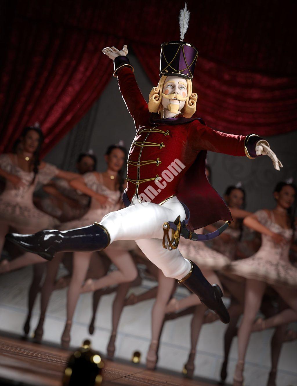 [daz角色] Nutcracker for Genesis 8.1雄性-DAZ爱好者