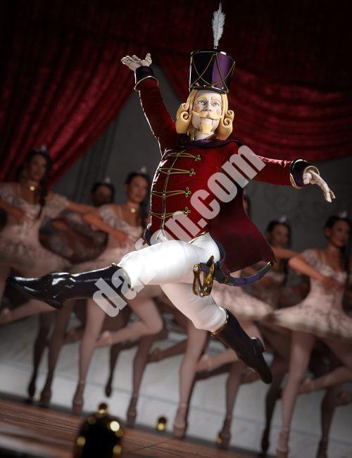 [daz角色] Nutcracker for Genesis 8.1雄性-DAZ爱好者