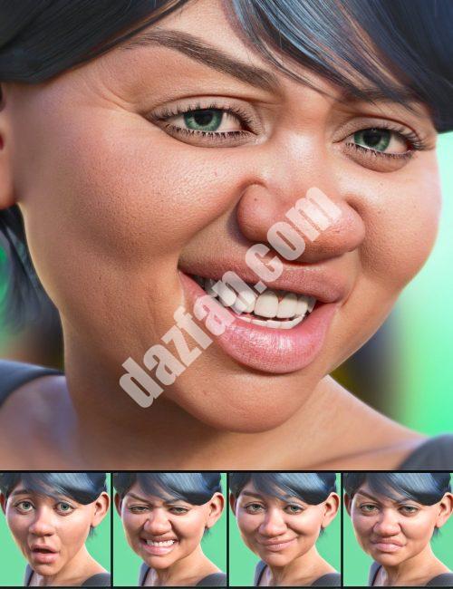 [daz姿势] Topsy表达-DAZ爱好者