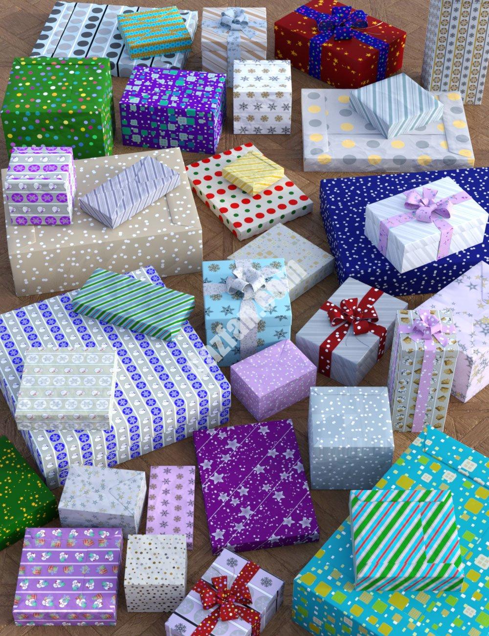 [daz道具] V3D礼品遮阳板-DAZ爱好者