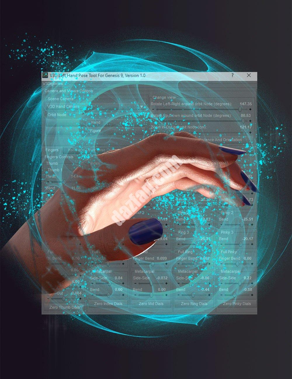 [daz插件] V3Digitimes Genesis 9手动控制-DAZ爱好者