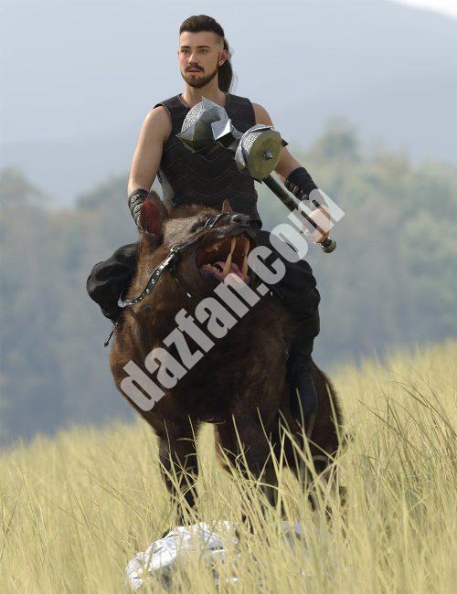 [daz姿势] 创世纪9和Varg 8的Varg Rider姿势-DAZ爱好者