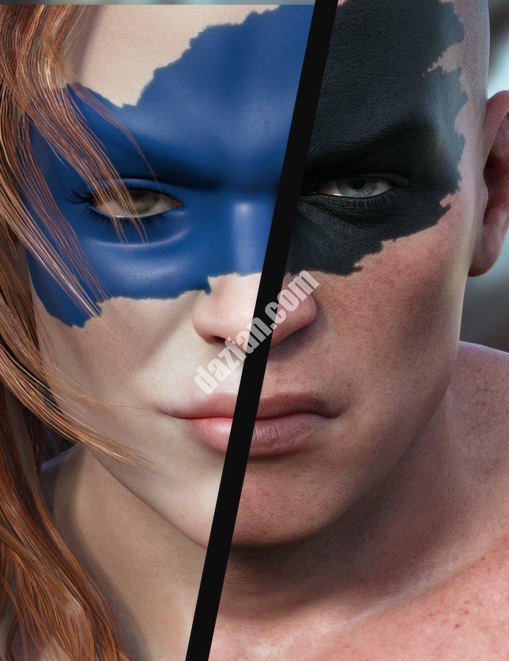 [daz角色] 维京战士化妆-DAZ爱好者