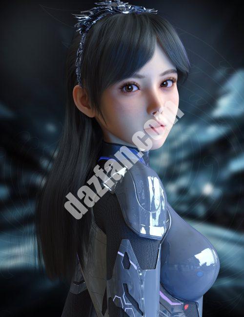 [daz合集] Vo 晓华的高清角色，头发，和服装的创世纪9捆绑包-DAZ爱好者