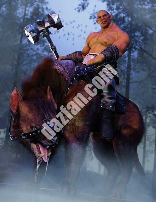 [daz角色] Varg 8 for DaZ Dog 8-DAZ爱好者