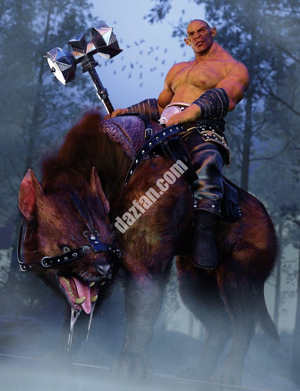 [daz角色] Varg 8 for DaZ Dog 8-DAZ爱好者