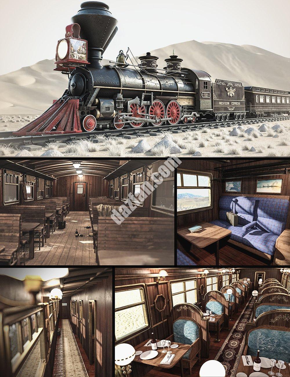 [daz合集] 西部特快列车合集-DAZ爱好者