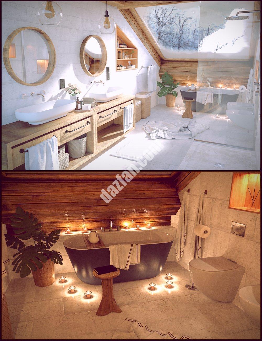 [daz场景] 寒假浴室-DAZ爱好者